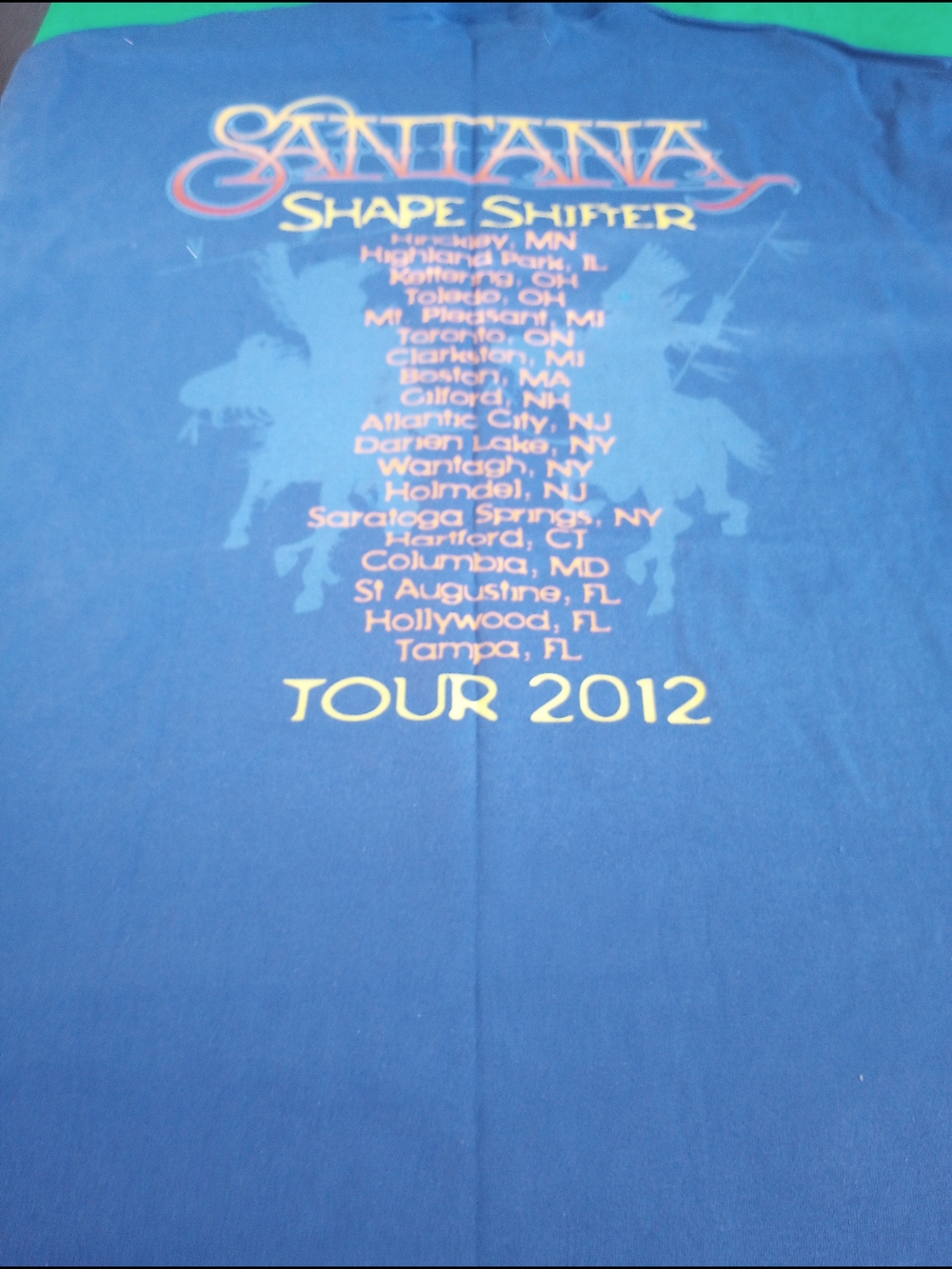 Santana Shape Shifter Graphic Tee - Blue - Picture 4 of 4